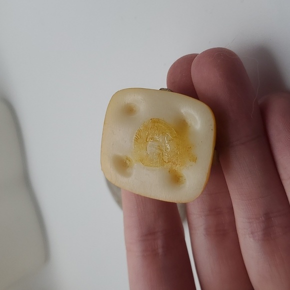 Gift yellow mustard cabochon for‎ jewelry making - Picture 2 of 3